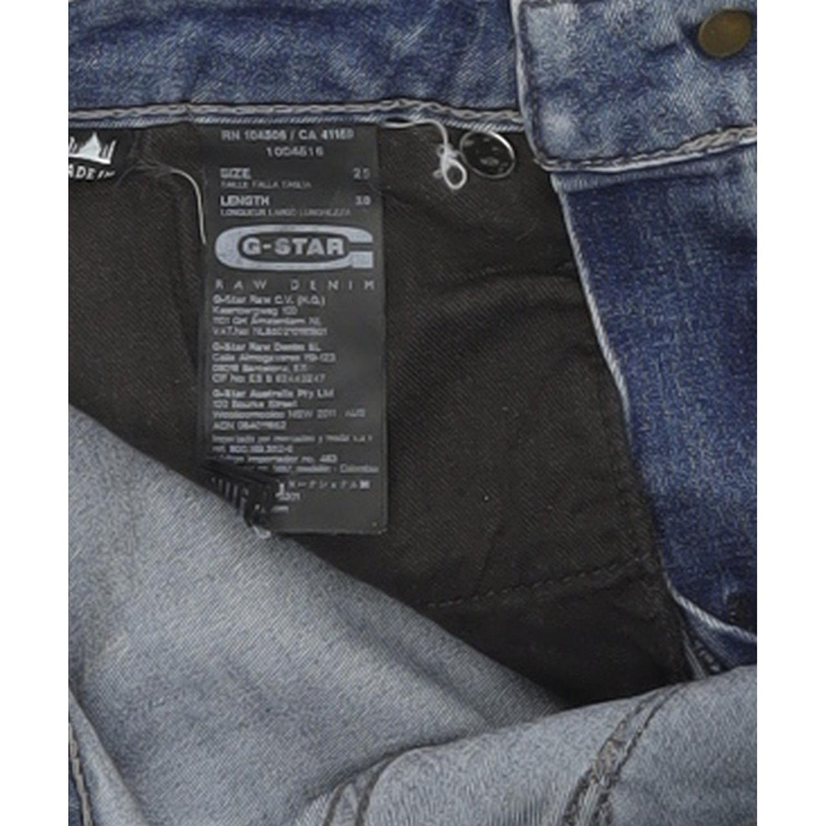 G-Star Midge Women Blue Skinny Slim Stretch Jeans W25 L30
