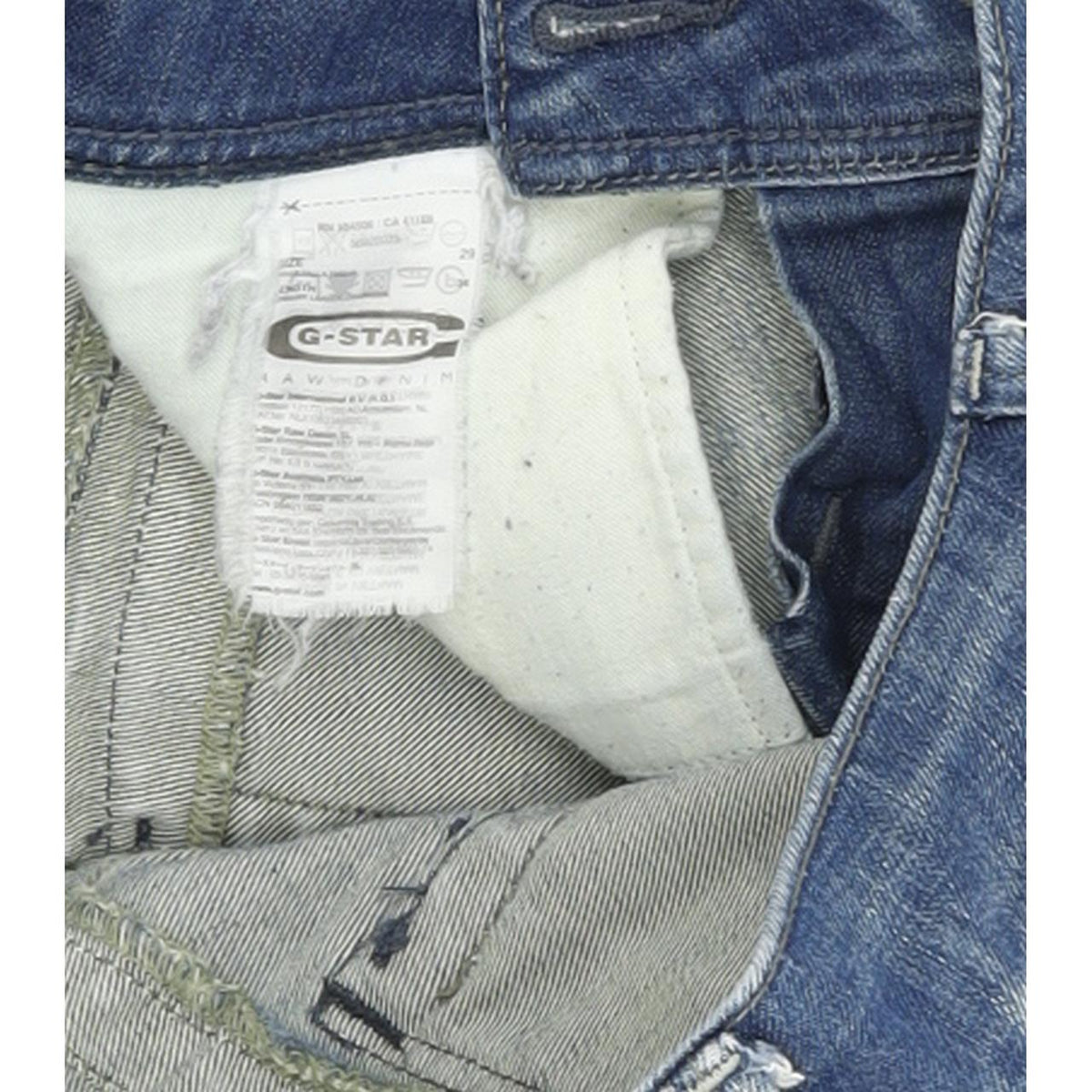 G-Star 56920075 Women Blue Straight Regular Stretch Jeans W29 L34