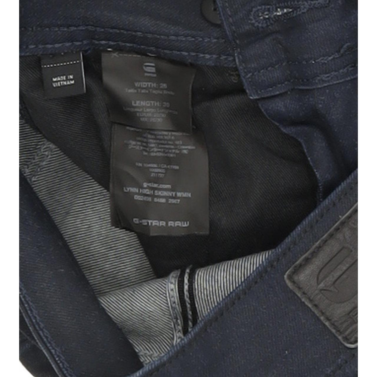 G-Star Lynn High Women Blue Skinny Slim Stretch Jeans W26 L30