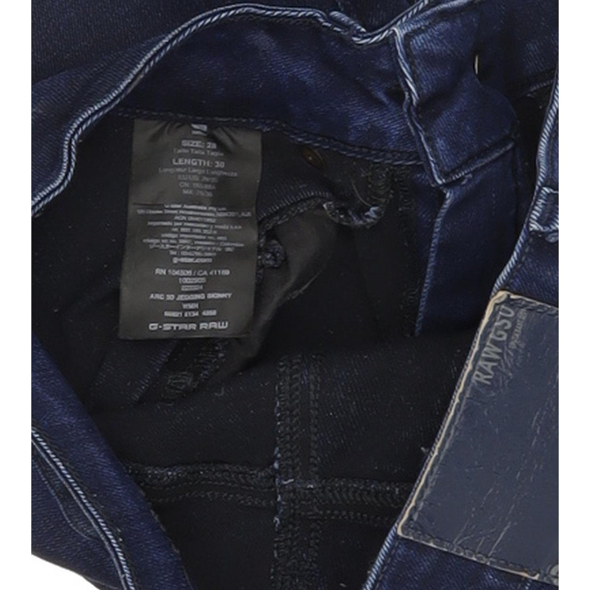 G-Star Arc 3D Women Blue Skinny Slim Jegging Stretch Jeans W28 L30