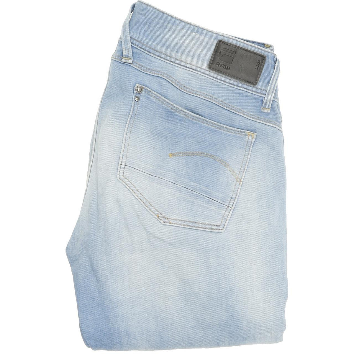 G-Star Women Blue Skinny Slim Stretch Jeans W28 L32