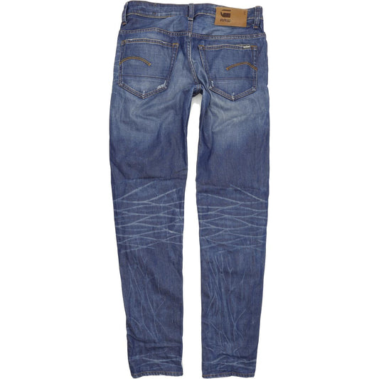 G-Star 3301 Men Blue Tapered Regular Jeans W30 L34