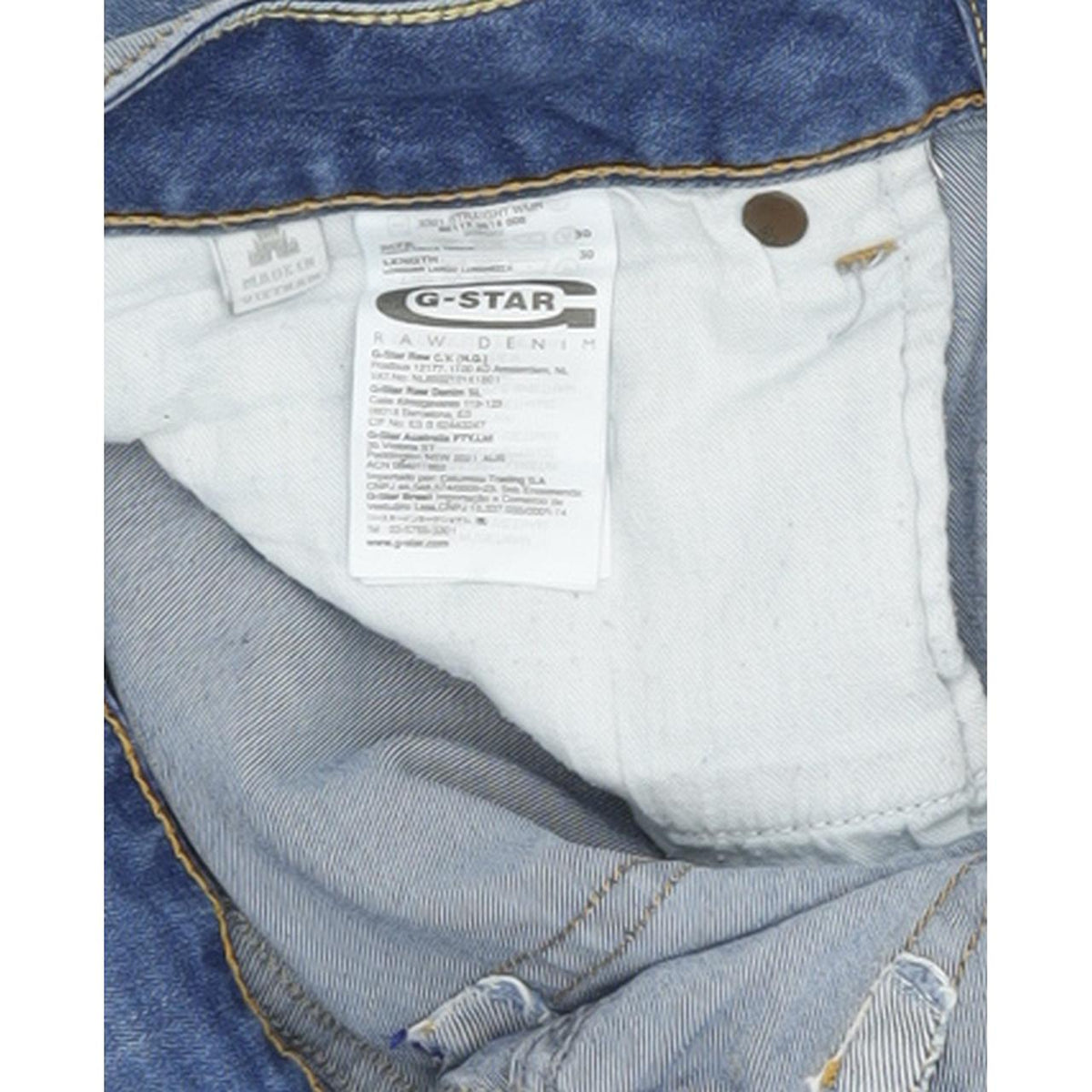 Levi's 3301 Women Blue Straight Regular Stretch Jeans W30 L30