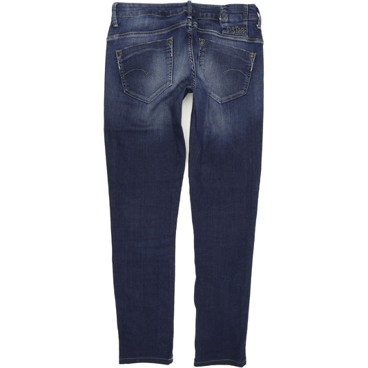 G-Star Women Blue Skinny Slim Stretch Jeans W32 L31