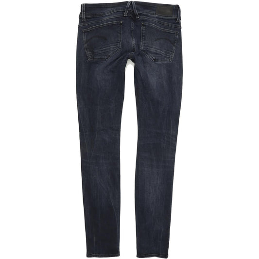 G-Star Lynn Mid Women Blue Skinny Slim Stretch Jeans W27 L32