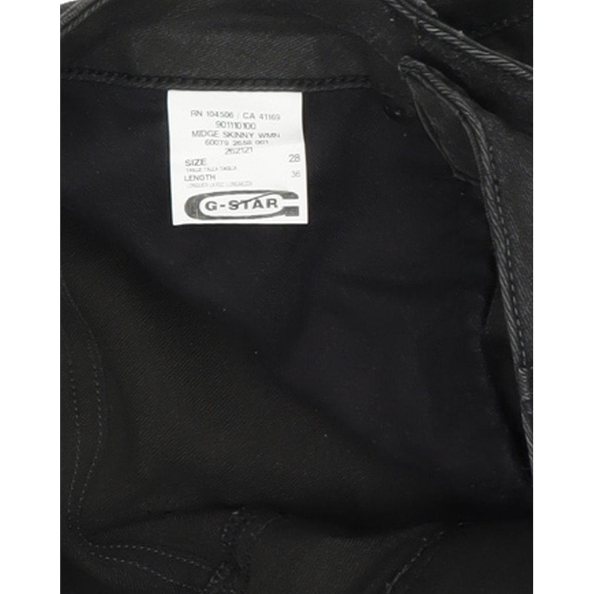 G-Star Midge Women Black Skinny Slim Stretch Jeans W28 L32