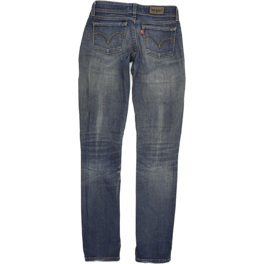 Levi's 571 Men Blue Skinny Slim Stretch Jeans W28 L34