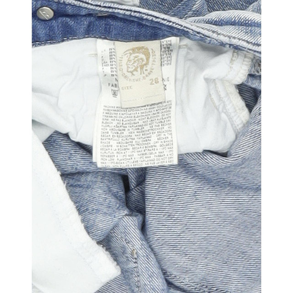 Diesel Cherick 0881S Women Blue Tapered Slim Stretch Jeans W28 L33