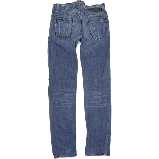 Diesel Revick 0R8CG Women Blue Straight Regular Jeans W30 L34