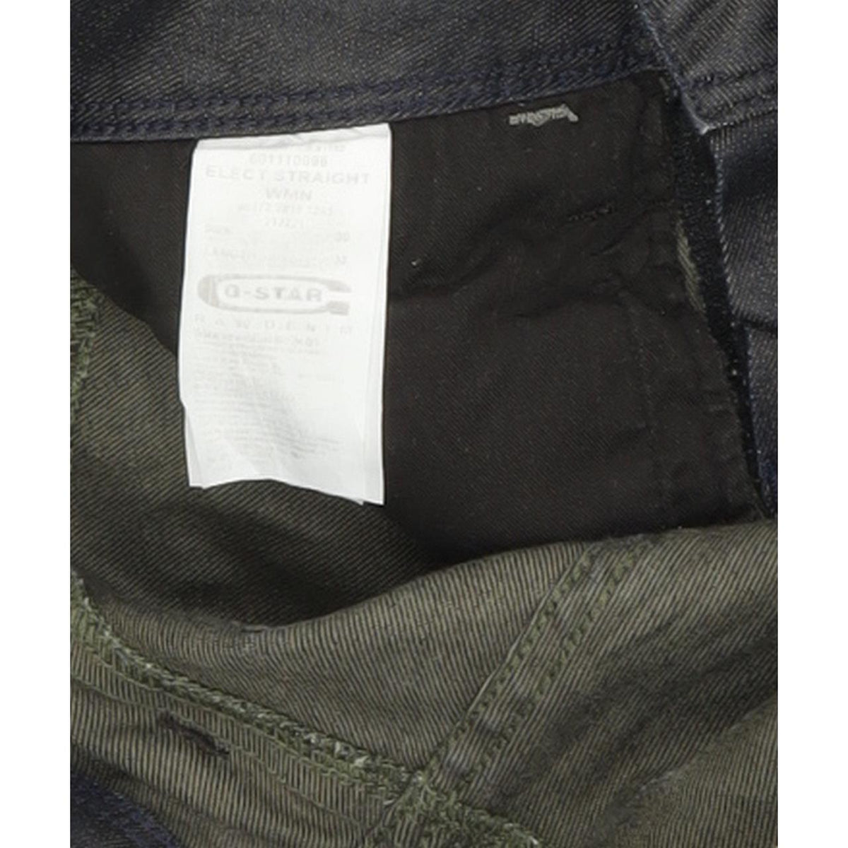 G-Star Elect Women Blue Straight Regular Stretch Jeans W30 L32