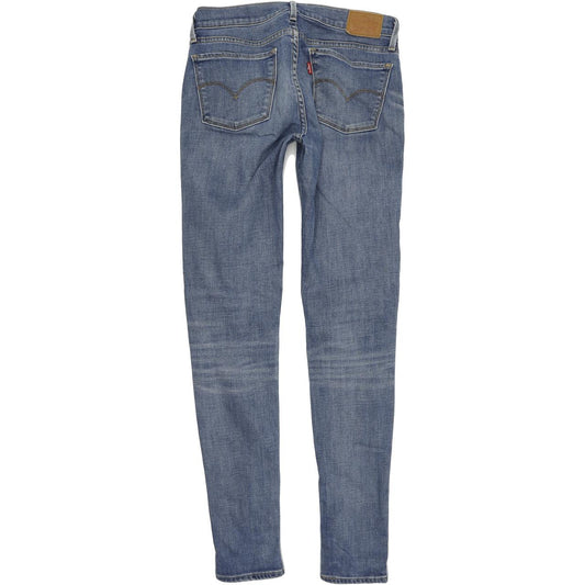 Levi's 710 Women Blue Skinny Slim Stretch Jeans W27 L32