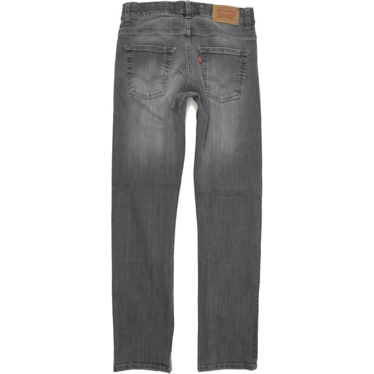 Levi's 511 Kids Grey Skinny Slim Stretch Jeans W27 L30