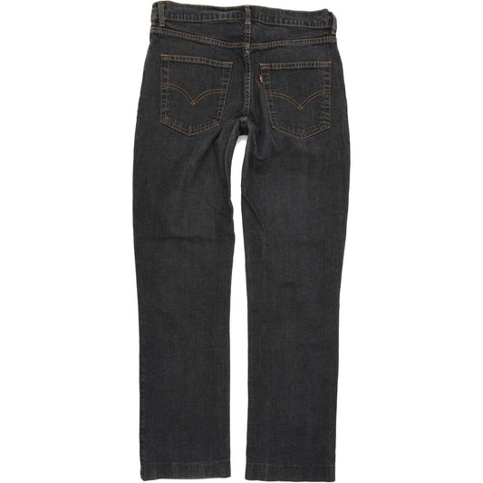 Levi's 595 Women Grey Straight Regular Stretch Jeans W30 L29