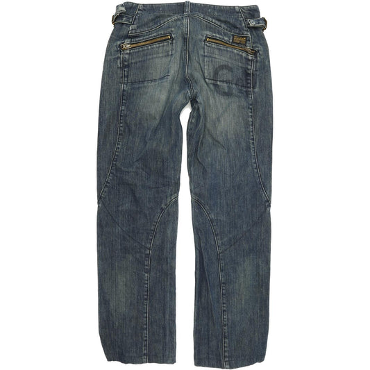 G-Star Ruston Women Blue Skinny Regular Jeans W28 L30
