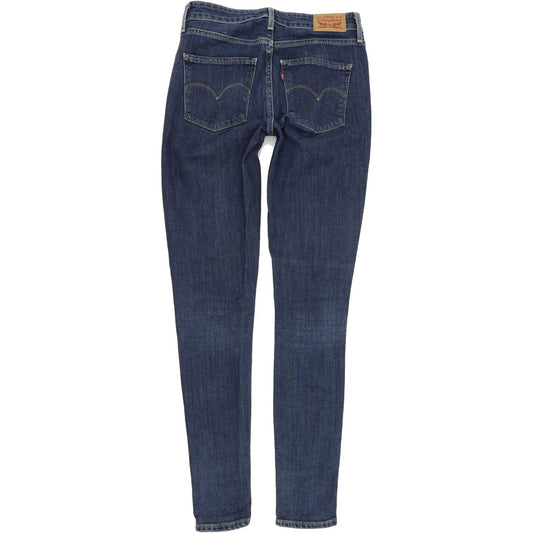 Levi's 721 Women Blue Skinny Slim Stretch Jeans W26 L32