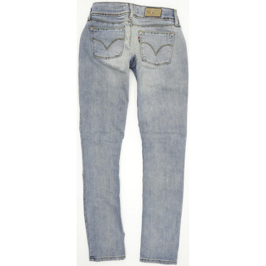 Levi's 473 Women Blue Skinny Slim Jeans W28 L30