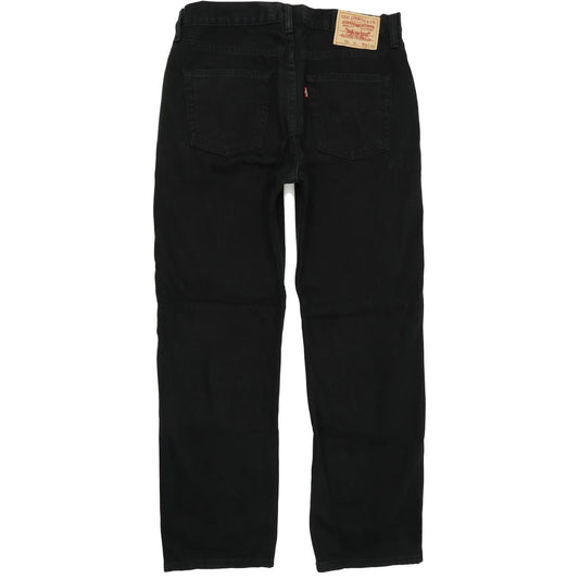 Levi's 751 Men Black Straight Regular Jeans W33 L30
