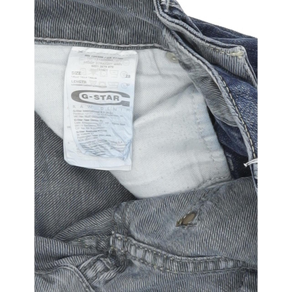 G-Star Midge Women Blue Straight Regular Stretch Jeans W28 L31