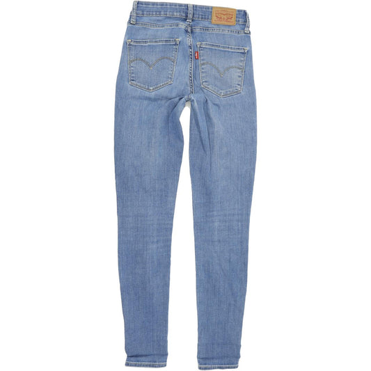 Levi's 721 Women Blue Skinny Slim Stretch Jeans W25 L30