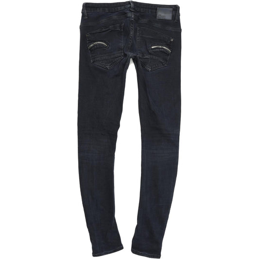 G-Star Women Blue Tapered Slim Stretch Jeans W26 L31
