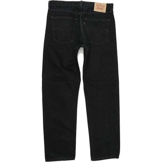 Levi's 521 Men Black Straight Regular Jeans W36 L32