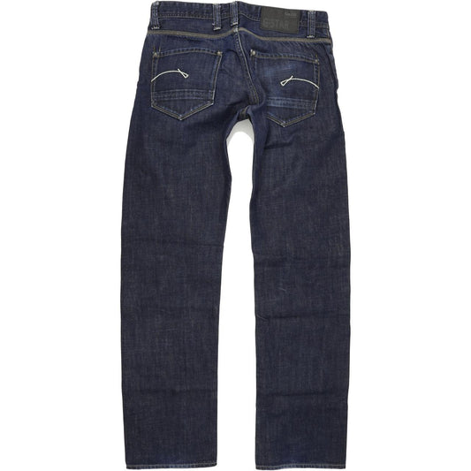 G-Star Porter Men Blue Straight Regular Jeans W32 L34