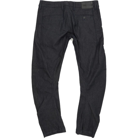 G-Star Valdo Bronson 3D Blue Tapered Slim Jeans High Waisted W33 L29