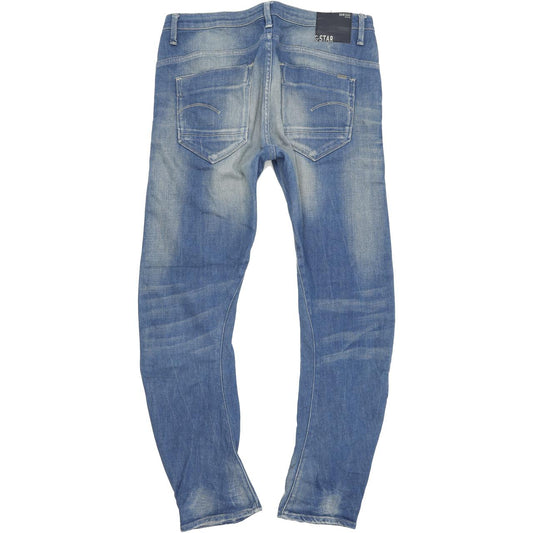 G-Star Arc 3D Women Blue Tapered Regular Jeans W28 L34