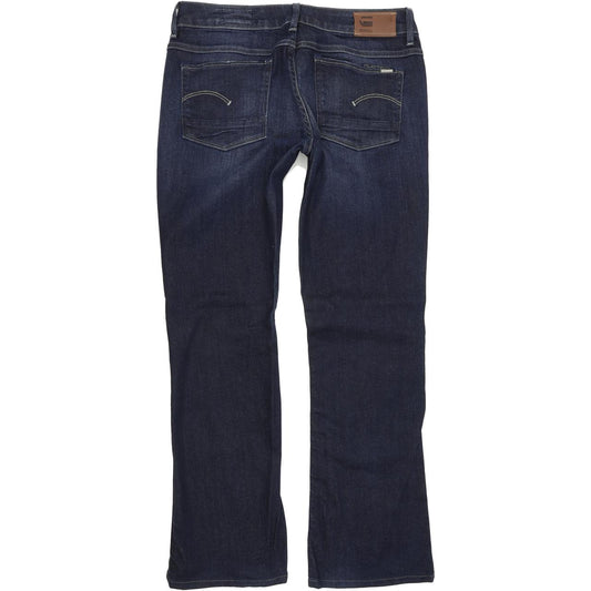 G-Star 3301 Women Blue Bootcut Regular Stretch Jeans W29 L30