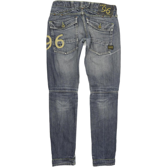 G-Star Elwood Heritage Men Blue Straight Regular Jeans W27 L34