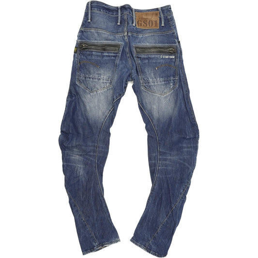 G-Star Riley Men Blue Tapered Loose Jeans W29 L32