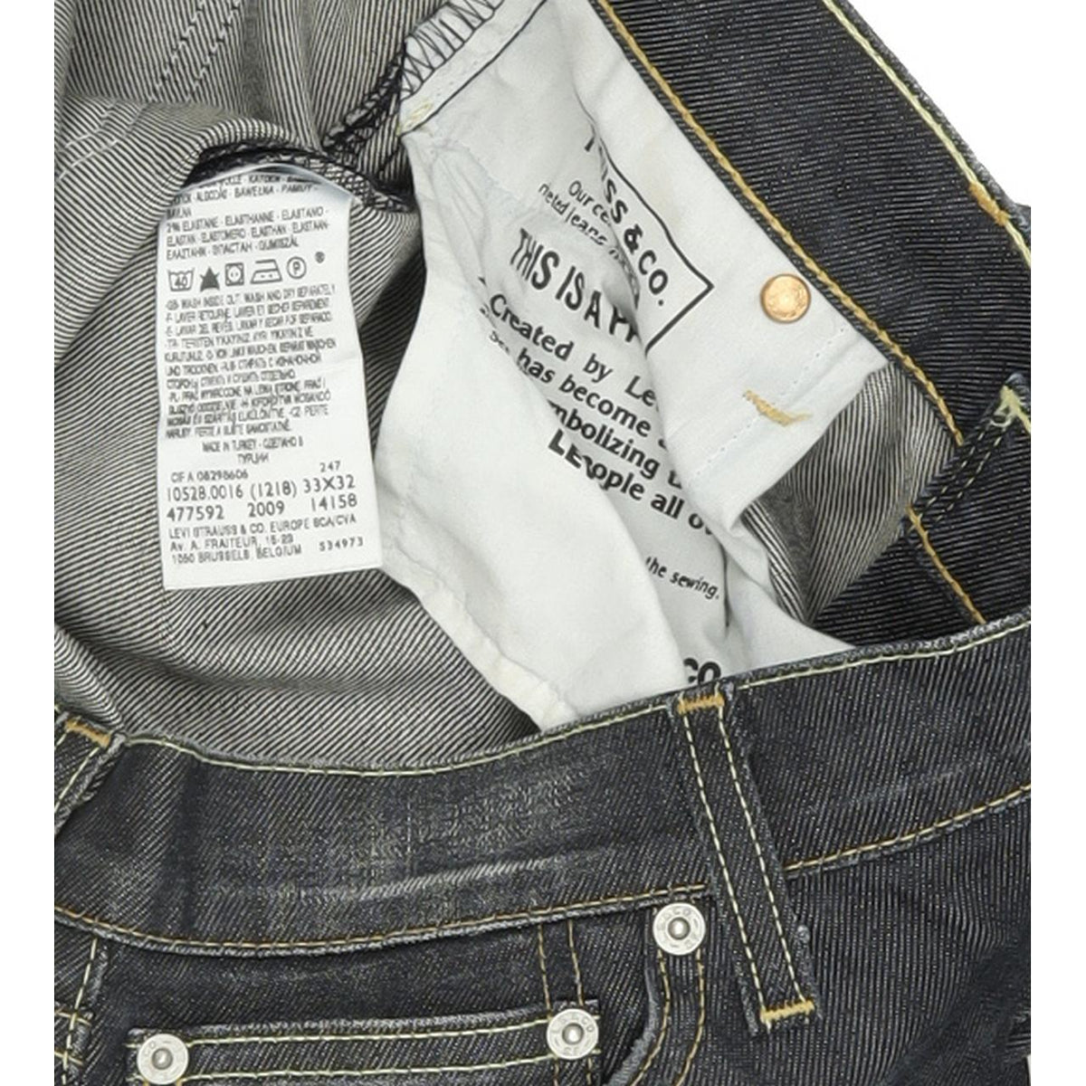 Levi's 528 Women Blue Straight Regular Stretch Jeans W33 L32