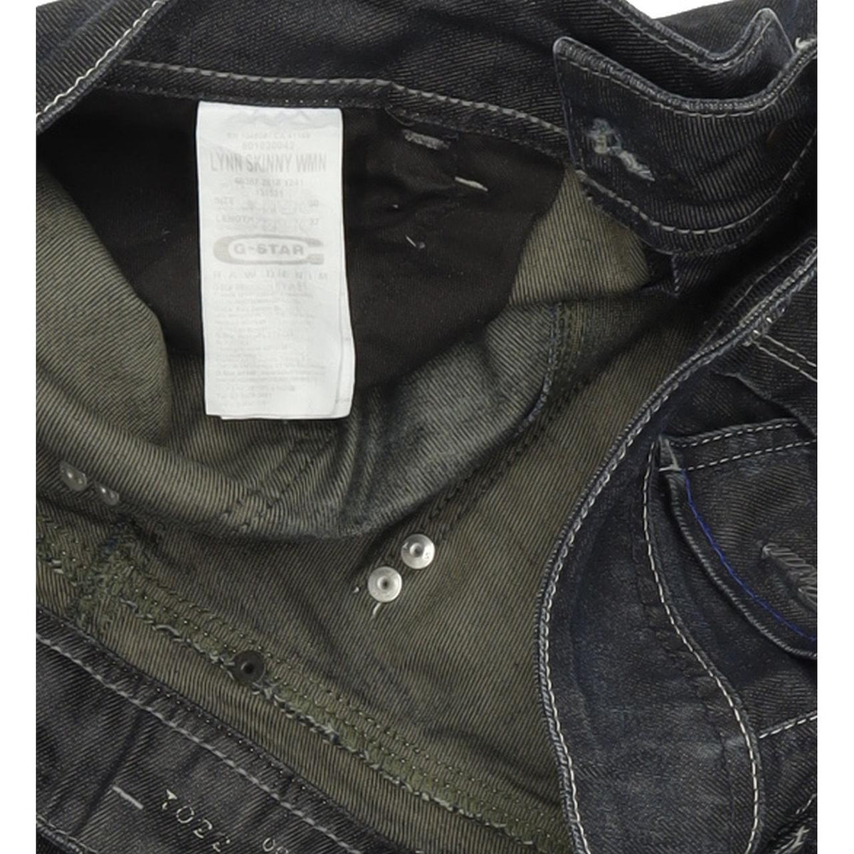 G-Star Lynn Women Blue Skinny Slim Stretch Jeans W30 L32