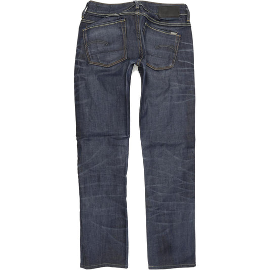 G-Star 3301 Women Blue Straight Regular Stretch Jeans W26 L28