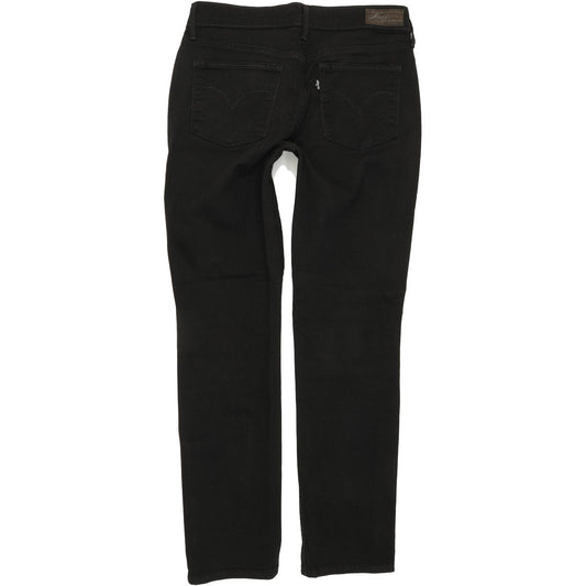 Levi's Slight Curve Women Black Skinny Slim Stretch Jeans W27 L29