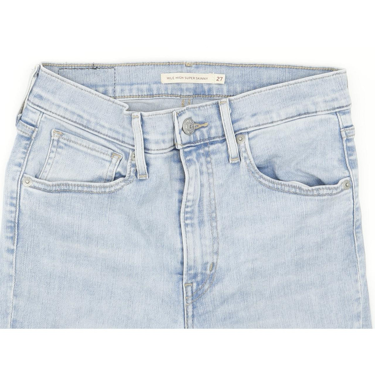 Levi's Mile High Women Blue Skinny Slim Stretch Jeans W27 L28