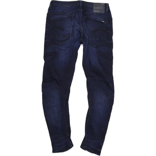 G-Star Arc 3D Kate Women Blue Tapered Slim Stretch Jeans W26 L34