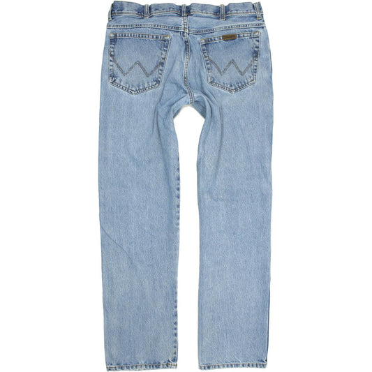 Wrangler Men Blue Straight Regular Jeans W36 L33