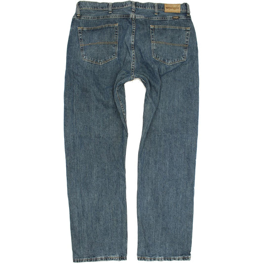 Wrangler Men Blue Straight Loose Jeans W38 L32