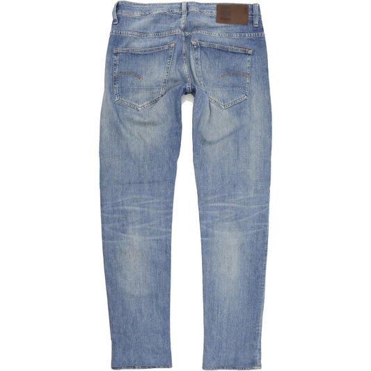 G-Star 3301 Men Blue Straight Slim Stretch Jeans W31 L33