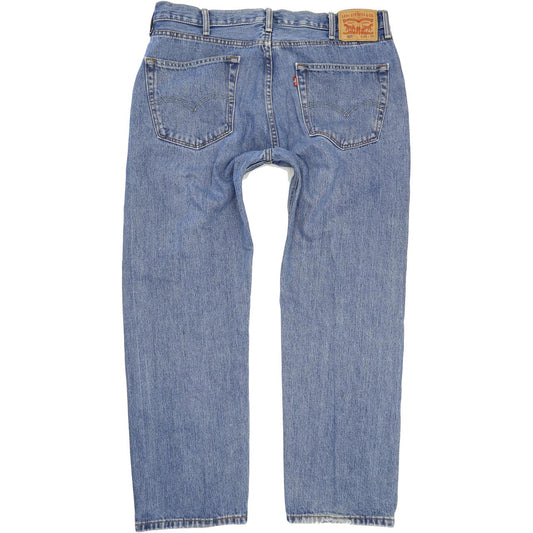 Levi's 505 Men Blue Straight Regular Jeans W38 L30