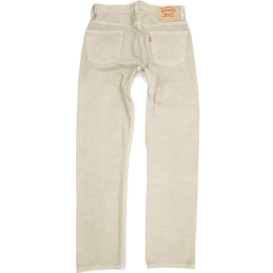 Levi's 505 Men Beige Straight Regular Jeans W31 L34