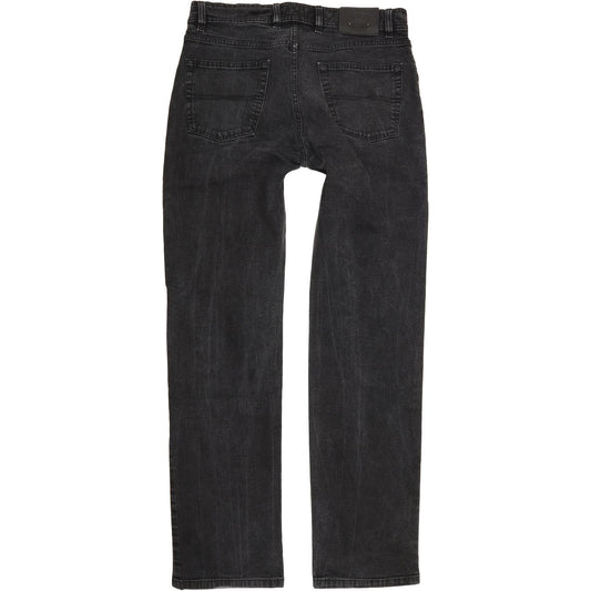 Pioneer Men Charcoal Straight Regular Stretch Jeans W34 L33