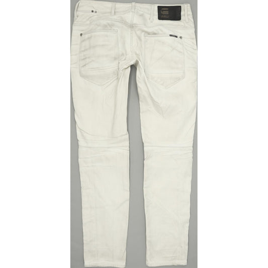 Levi's Signature Elva Women Beige Tapered Slim Stretch Jeans W28 L30