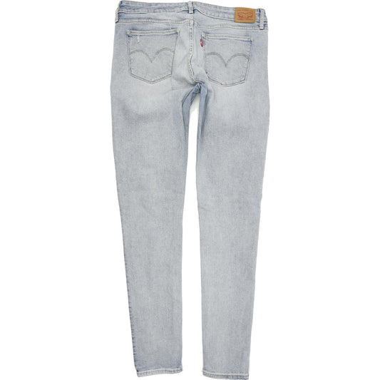Levi's 711 Women Blue Skinny Slim Stretch Jeans W32 L34