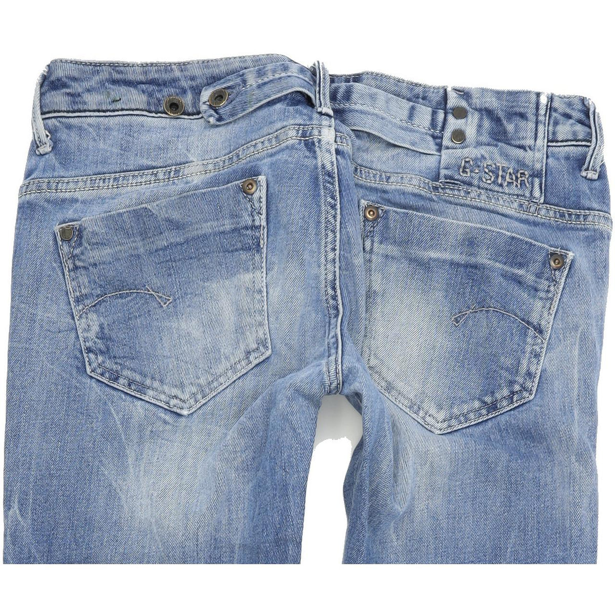 G-Star Women Blue Skinny Slim Stretch Jeans W28 L32