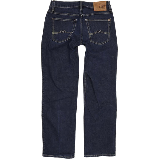 Mustang Tramper Men Navy Straight Slim Jeans W31 L30