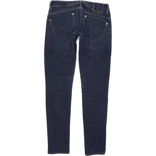 G-Star Midge Women Blue Straight Regular Stretch Jeans W27 L32