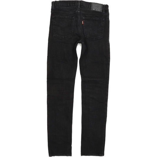 Levi's 510 Kids Men Black Skinny Slim Stretch Jeans W29 L29
