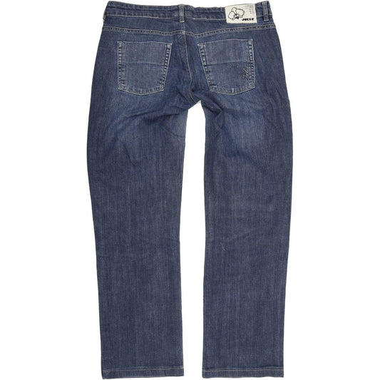 Joker Brand Women Blue Straight Regular Stretch Jeans W33 L30